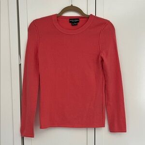 Banana Republic Vibrant Coral Long Sleeve Tee
